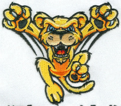 embroidery design tiger